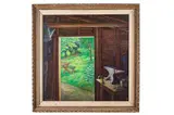 Untitled by Harvey K. Fuller, Oil on masonite, offered Jun 2021