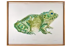Bullfrog by Don Nice, 1972, Lithograph, offered Jun 2021