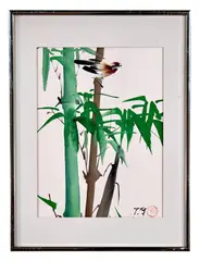 Untitled by Oriental Gouache, Gouache on silk, offered Jun 2021