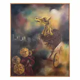 The Trojan Horse by Patrick Esders, 1982, Oil on canvas, offered Jun 2021