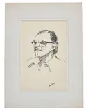 Untitled by Tony Janello, Pen and ink on paper, offered Jun 2021