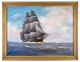 Untitled by T. Bailey aka William Paskell, Oil on canvas, offered Apr 2021