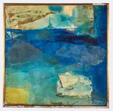 Abstract Expressionist by Sol Bloom, oil on masonite, offered Apr 2021