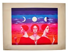 Untitled by Colleen Browning, Lithograph, offered Apr 2021