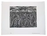Woodblock. 1986. Edition 40 by Richard Mock, Pencil, offered Apr 2021