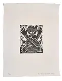 Woodblock. 1986. Edition 40 by Richard Mock, Pencil, offered Apr 2021