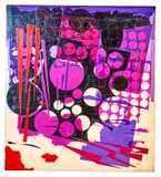 Abstract by Robert Saunders, Collage, offered Apr 2021