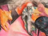Untitled by Darinka Blagaj, Pastel, offered Apr 2021