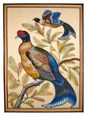 Untitled by Oriental Painted Silk, Gouache on silk, offered Apr 2021