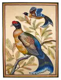 Untitled by Oriental Painted Silk, Gouache on silk, offered Apr 2021
