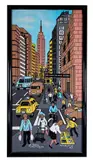 13th Street & 5th Avenue by James Levin Henry, 1994, screenprint with over painting), offered Apr 2021