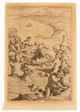 Arrival of Hesperides at Naples by Johann Friedrich Greuter, Engraving, offered Apr 2021