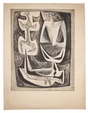 Signature illegible or artist unknown by Modern Lithograph, Pencil, offered Apr 2021