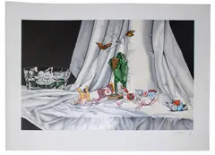 Untitled by Patrick Scott Gordon, Serigraph. 1987, offered Apr 2021