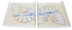 Untitled by Charles Ross, Serigraph. Diptych. 1980, offered Apr 2021