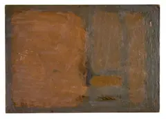 Abstract. 1957 by Whanki Kim, Oil on cardboard, offered Dec 2020