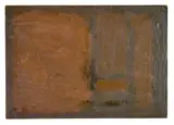 Abstract. 1957 by Whanki Kim, Oil on cardboard, offered Dec 2020