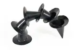 Witch Hats by Mark Kostabi, Bronze. 1987. Unique sculpture, offered Dec 2020