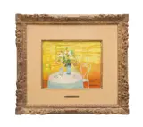 Lilacs Blanc by Michel Henry, oil on canvas, sold Oct 2024