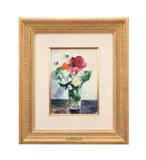 Untitled - Still Life with Flowers by Gaston Sabire, oil on canvas, sold Oct 2024