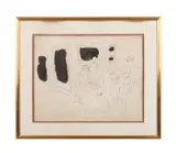 On Vous Compare a Raphael by Marcel Vertès, ink and wash, sold Oct 2024