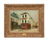 Montmartre by Maurice Utrillo, oil on canvas, sold Oct 2024