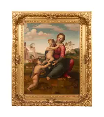 after Franciabigio (Italian by Angelo Mambriani, oil on canvas, sold Nov 2024