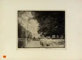Untitled by Joseph Pennell, etching with tone "The Longwater, sold Oct 2018