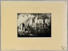 Untitled by Joseph Pennell, etching with aquatint on paper "The Cliffs", sold Oct 2018