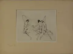 Untitled by Warren Davis, etching "Andante", sold Oct 2018