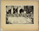 Untitled by Charles William Cain, etching on paper "A Persian Bazaar", sold Oct 2018