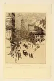 Untitled by Jean Emile Laboureur, etching "Broadway, sold Oct 2018