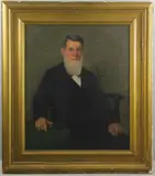 portrait of Peter Henry Steenstra by Hermann Dudley Murphy, oil on canvas mounted on panel, sold Apr 2023