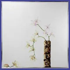 floral still live by Enrique Senis-Oliver, oil on canvas, sold May 2023