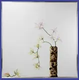 floral still live by Enrique Senis-Oliver, oil on canvas, sold May 2023