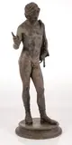 Narcissus by Michele Amodio, circa 1890, bronze, sold Nov 2021