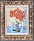 Floral Still Life by Ángel Botello, oil on board, sold Oct 2022