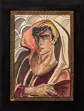 Untitled by James Reynolds, watercolor on paper, sold Oct 2022