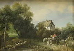 Untitled by David Yorke, Oil on board, a, offered Aug 2026