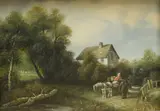 Untitled by David Yorke, Oil on board, a, offered Aug 2026