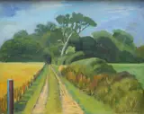 Untitled by Rosemary Anthony, Oil on board, offered Aug 2026
