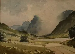 Untitled by Nolan Abbott, watercolor, offered Aug 2026