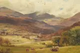 The Valley of the Duddon by James Henry Crossland, Oil on canvas, offered Aug 2026