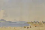 Untitled by D Yeaddon, Watercolour, a coastal Scottish croft scene, signed and dated, offered Aug 2026