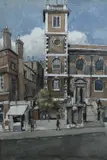 St Andrew by The Wardrobe by Denys G. Wells, Watercolour and ink, offered Aug 2026