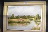 Quiet Waters - Kent by C. Balkham, Oil on board, offered Jul 2026
