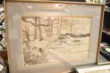 Early Snow in Cumbria by J. R Holloway, Watercolour, offered Jul 2026