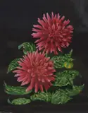 Dahlias by William F. Goulding, Oil on board, offered Jul 2026