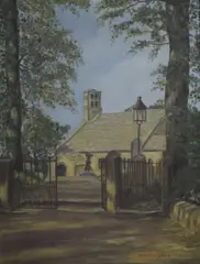Heysham Church by Winifred Sharp, Oil on canvas, offered Jul 2026