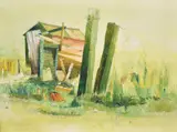Untitled by David R. MacAulay, Oil on board, offered Jul 2026